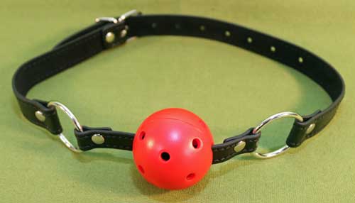 Red Breathable Ball Gag - A Great Gag only  $13...
